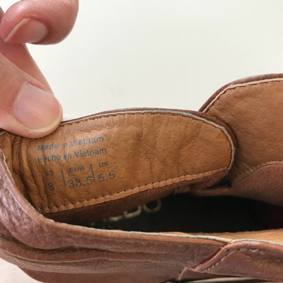 ***SOLD***Aldo tan booties with side buckles - Picture 4 of 5